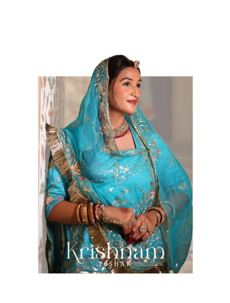 Embroidered Pastel Lehenga