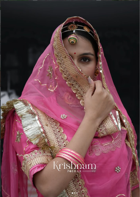 Organza Floral Gharara Set